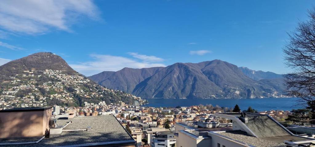 Lugano Lakeview Apartment With Self Check-In & Private Parking On Request Екстериор снимка